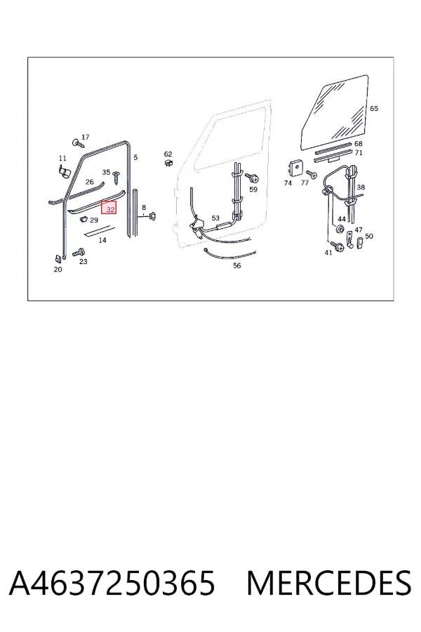  A4637250365 Mercedes