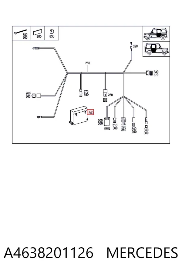 Блок комфорту A4638201126 Mercedes