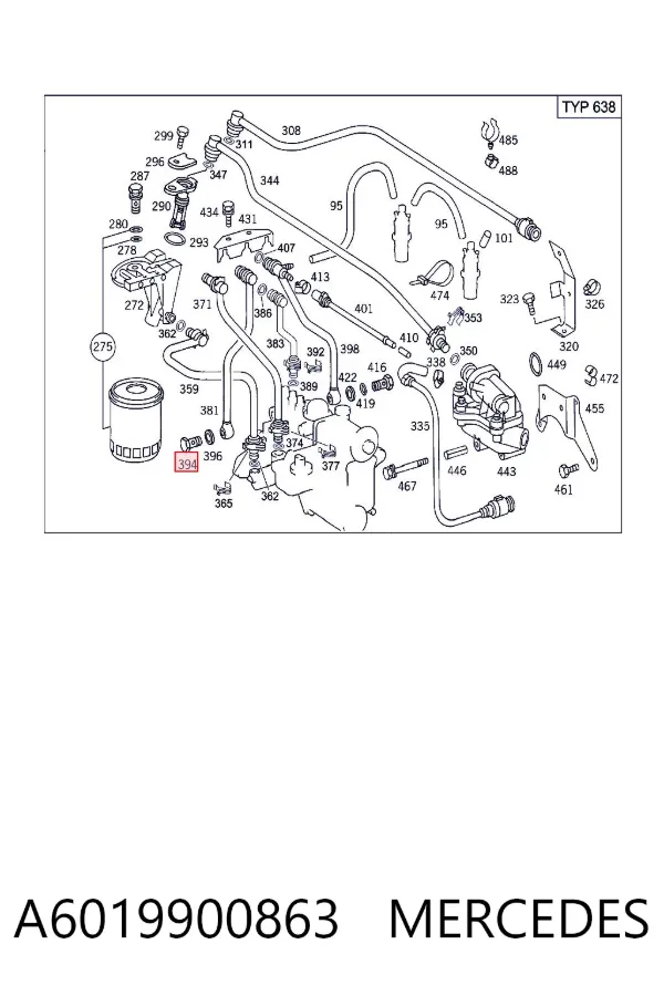  A6019900863 Mercedes