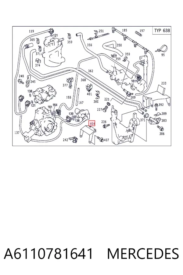  A6110781641 Mercedes