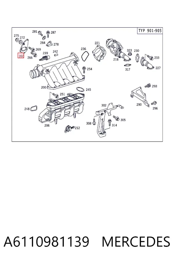  A6110981139 Mercedes