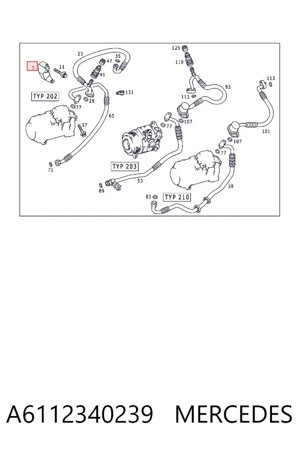  A6112340239 Mercedes