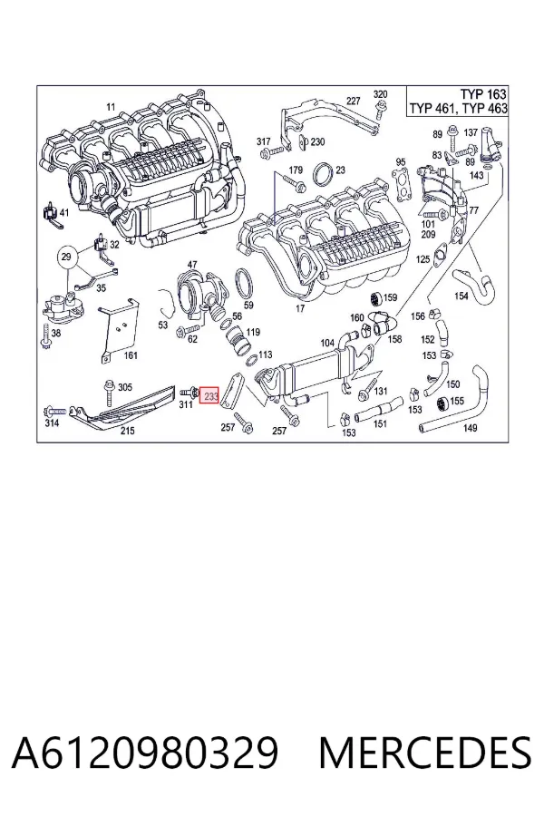  A6120980329 Mercedes