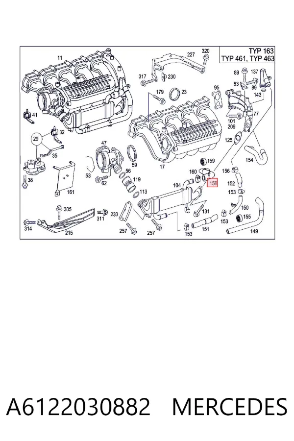  A6122030882 Mercedes