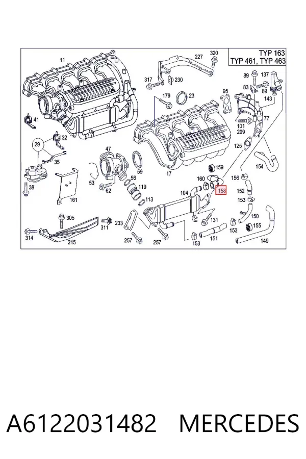  A6122031482 Mercedes