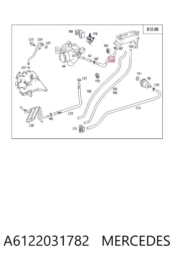  A6122031782 Mercedes