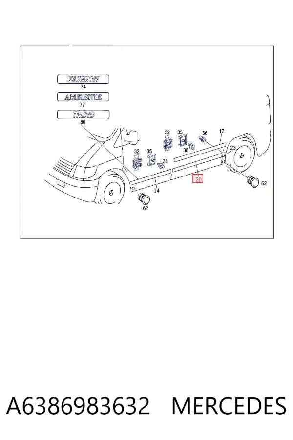  A6386983632 Mercedes