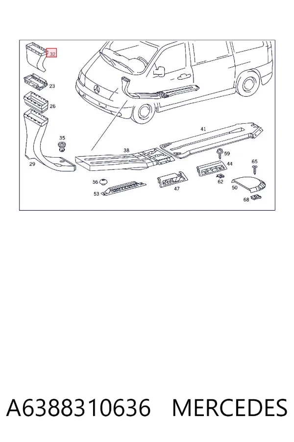  A6388310636 Mercedes