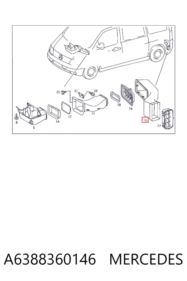  A6388360146 Mercedes