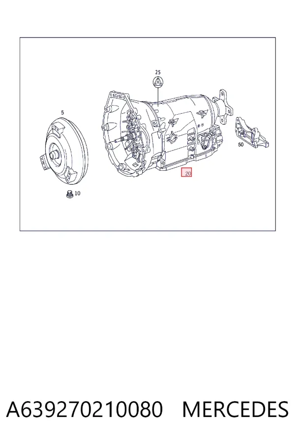 АКПП A639270210080 Mercedes
