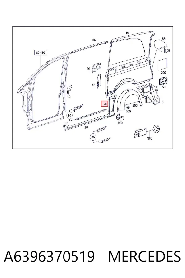  A6396370519 Mercedes
