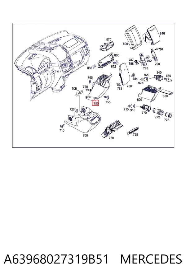  Mercedes A6396802731 ціна, від 9.27 USD