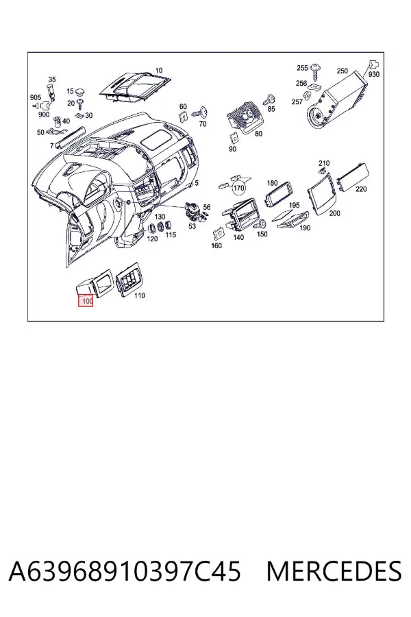  A63968910397C45 Mercedes