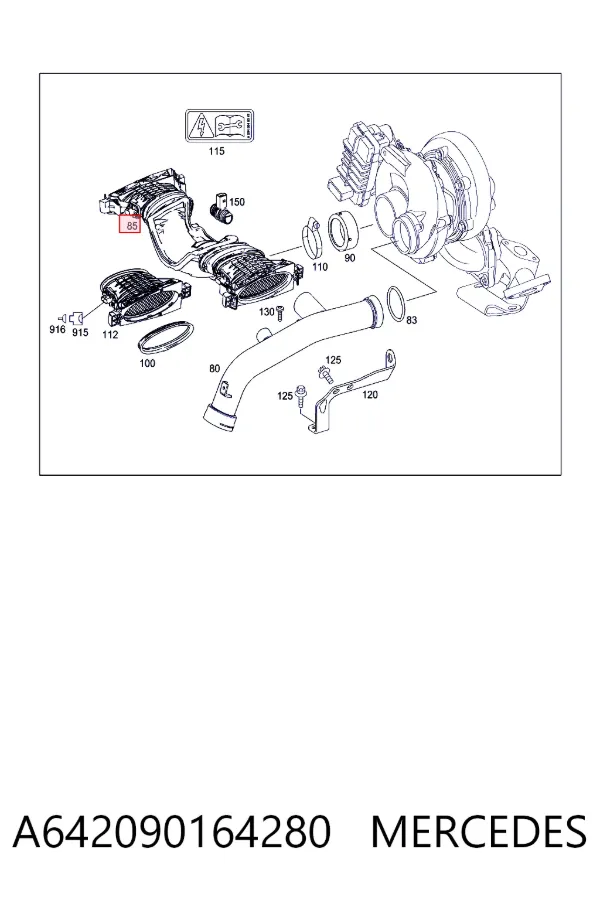 Датчик масової витрати повітря Mercedes A6420901642 ціна, від 329.23 USD