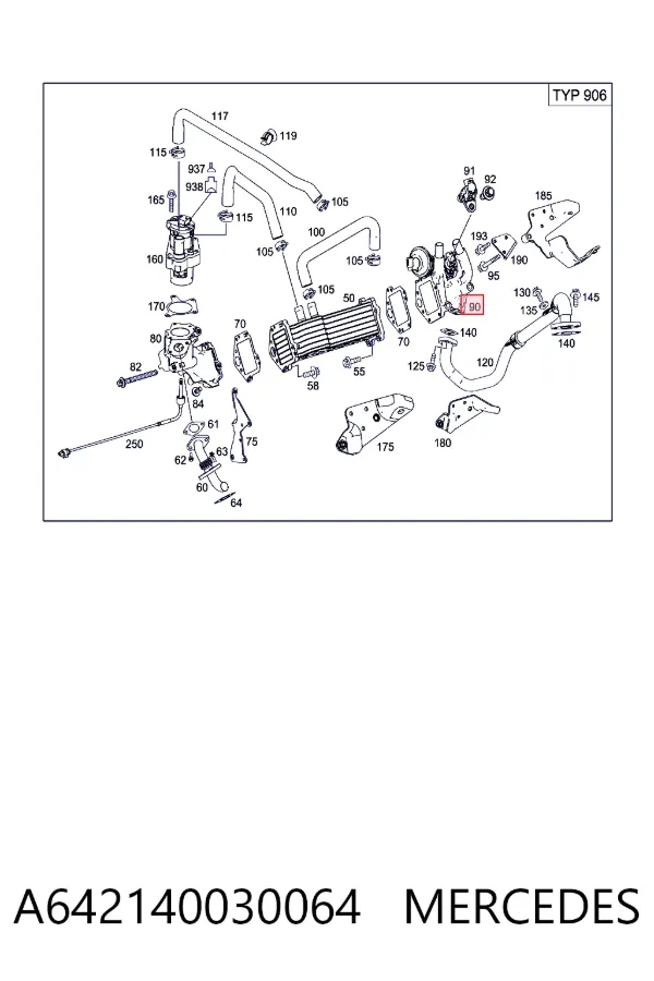 Купити A6421400300 Mercedes 