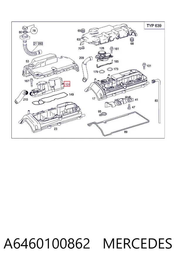 Масловіддільник A6460100862 Mercedes