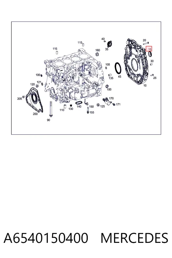  A6540150400 Mercedes