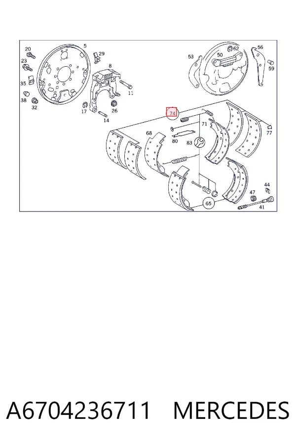  A6704236711 Mercedes