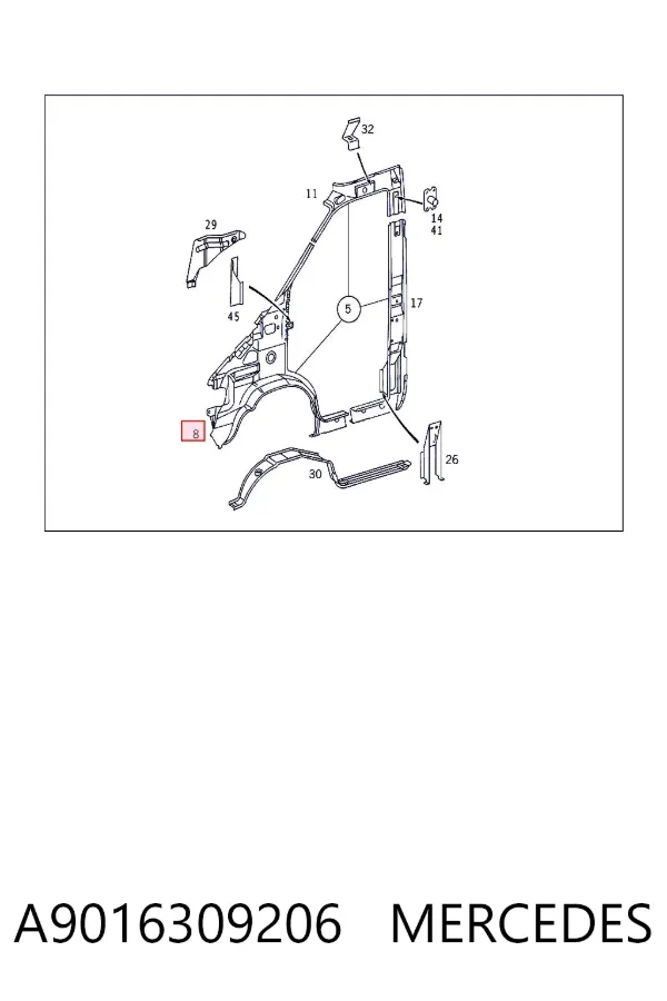  A9016309206 Mercedes