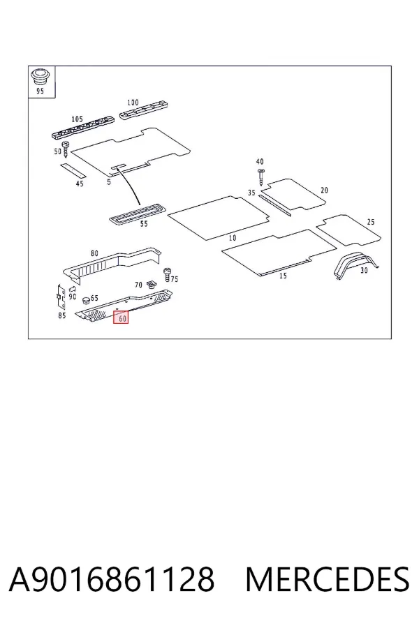  A9016861128 Mercedes