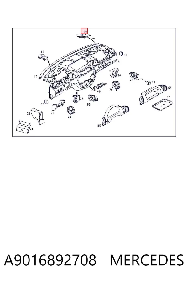  A9016892708 Mercedes