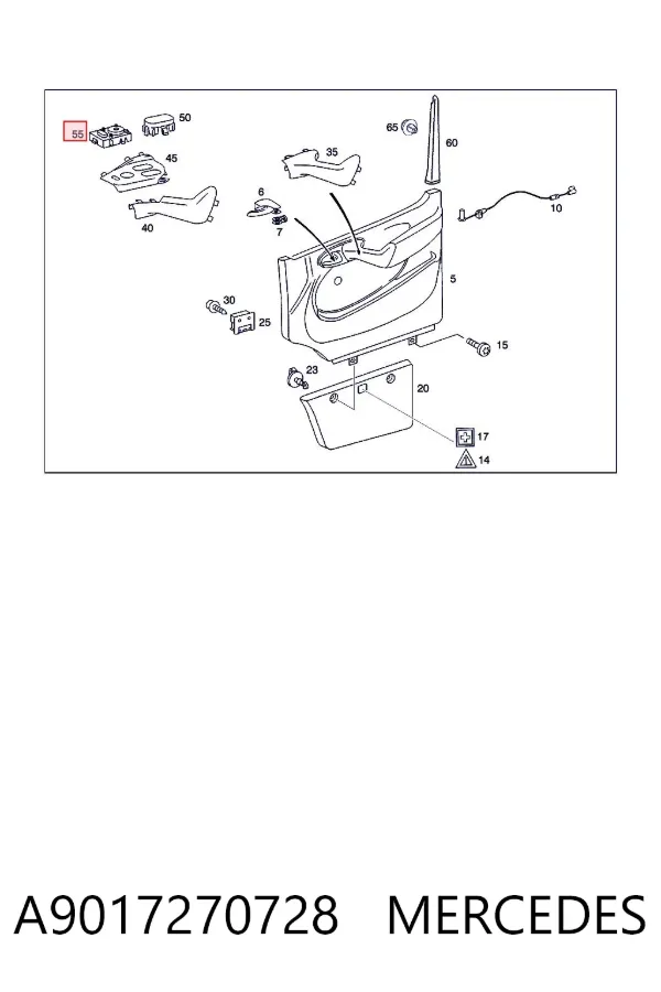  A9017270728 Mercedes
