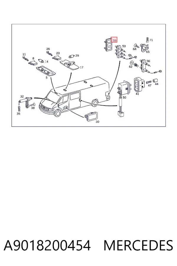  A9018200454 Mercedes