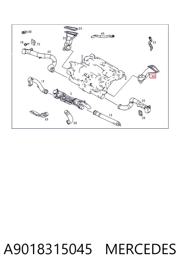 A9018315045 Mercedes
