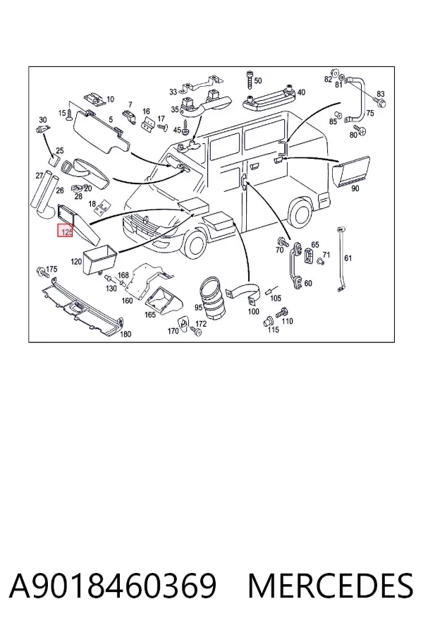  A9018460369 Mercedes