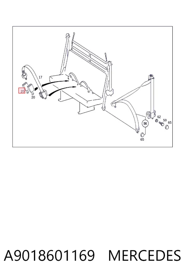  A9018601169 Mercedes