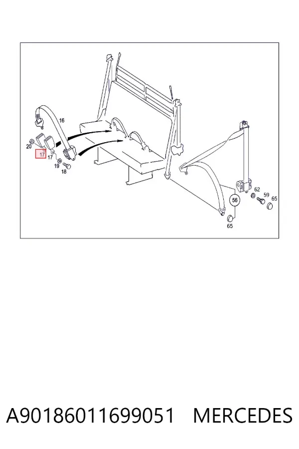 A90186011699051 Mercedes