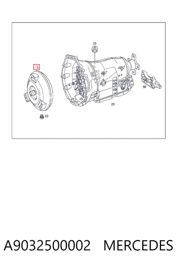 Гідротрансформатор АКПП A9032500002 Mercedes