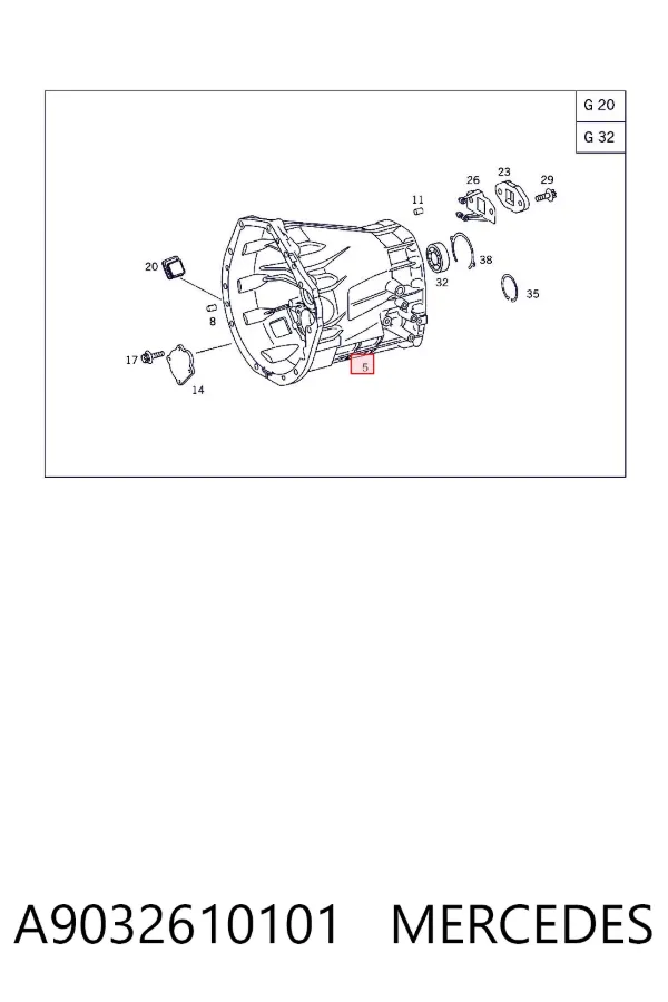  A9032610101 Mercedes