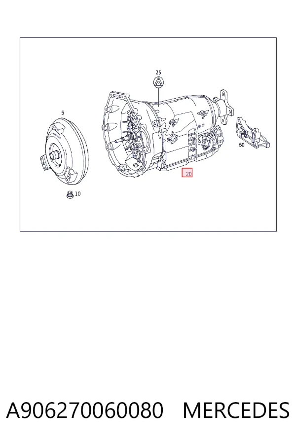 АКПП A906270060080 Mercedes