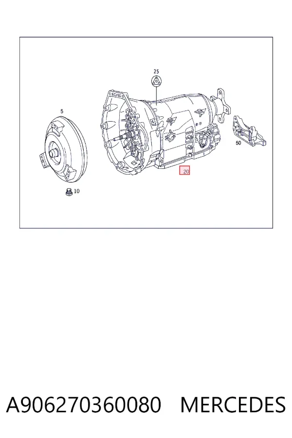 АКПП A9062703600 Mercedes