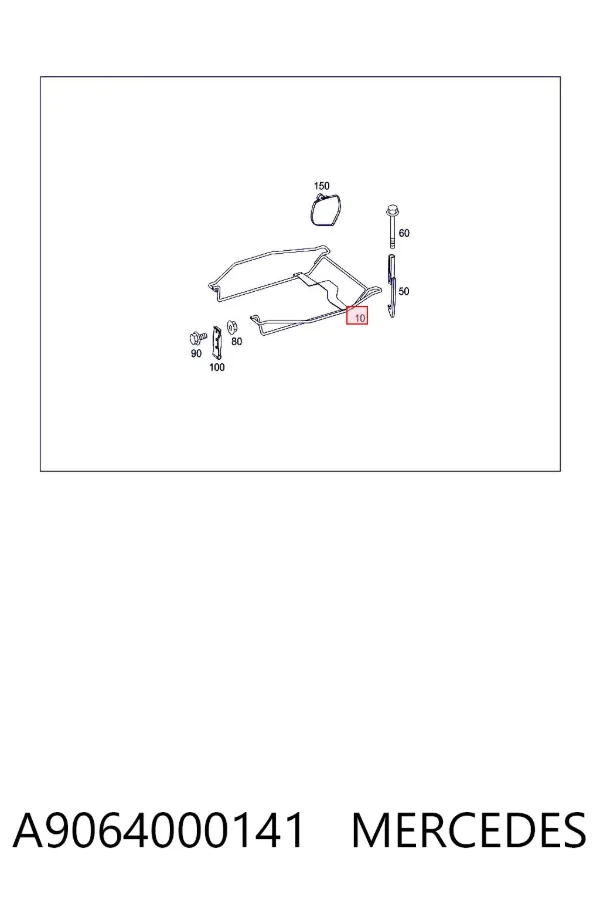 Кронштейн запасного колеса A9064000141 Mercedes