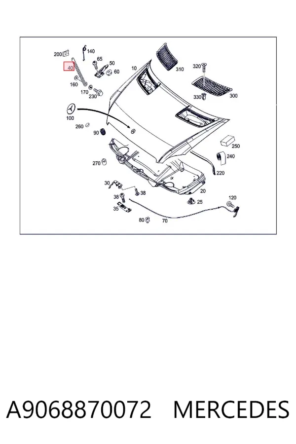  A9068870072 Mercedes