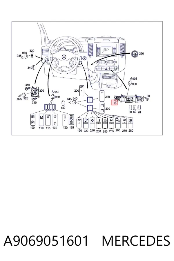  A9069051601 Mercedes