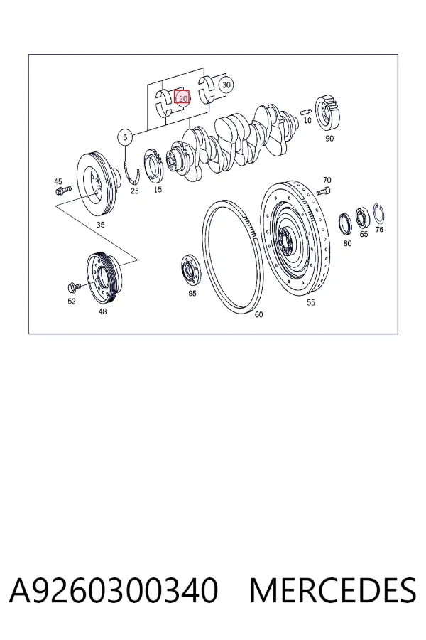 A9260300340 Mercedes
