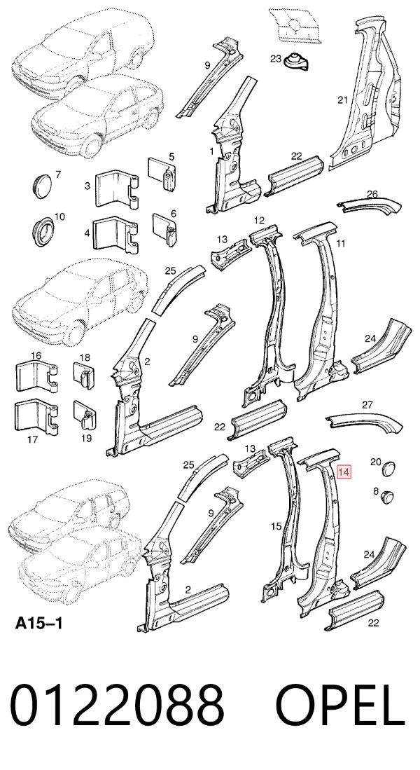  0122088 Opel