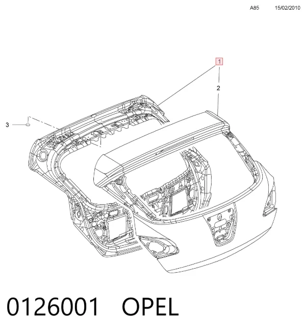 Ляда Opel Astra J