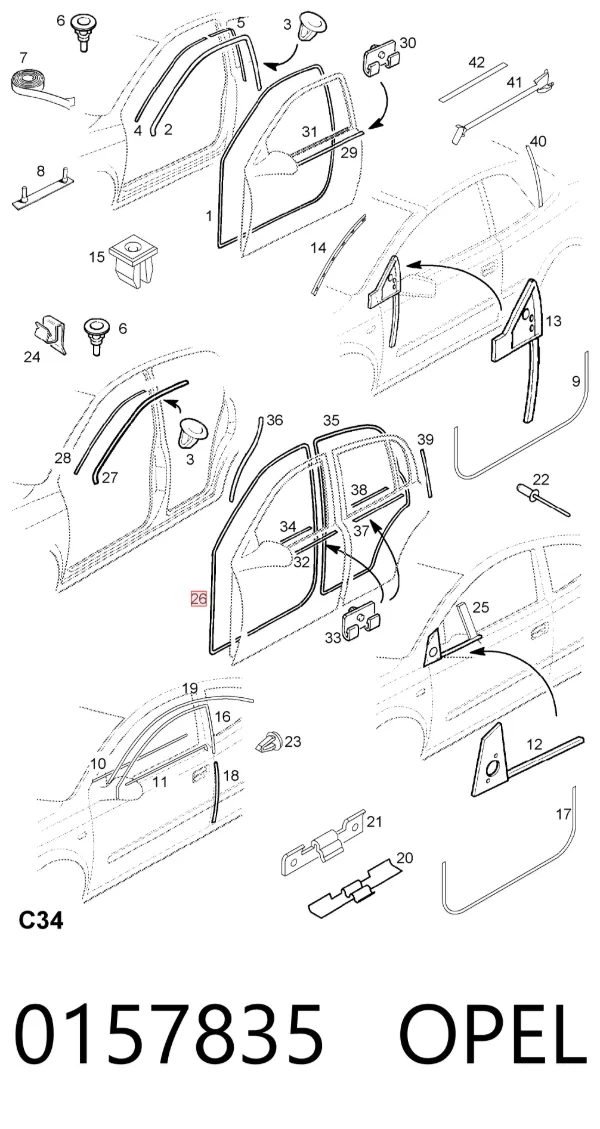  0157835 Opel