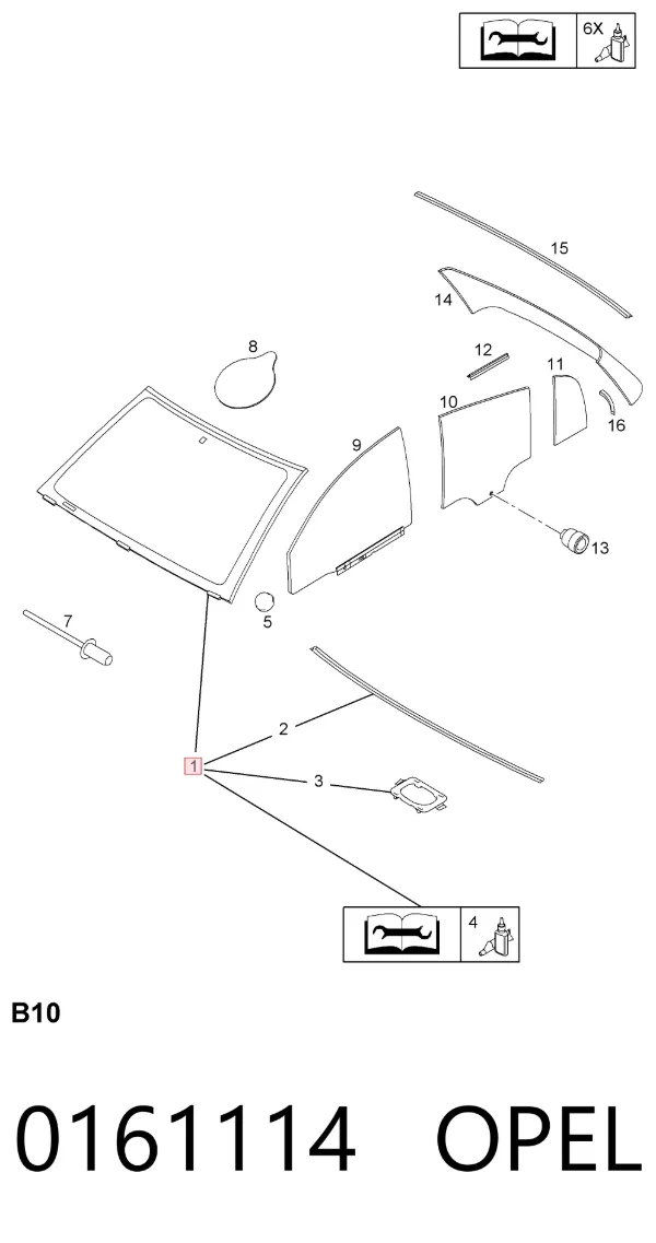 Лобове скло ST502633 Pilkington
