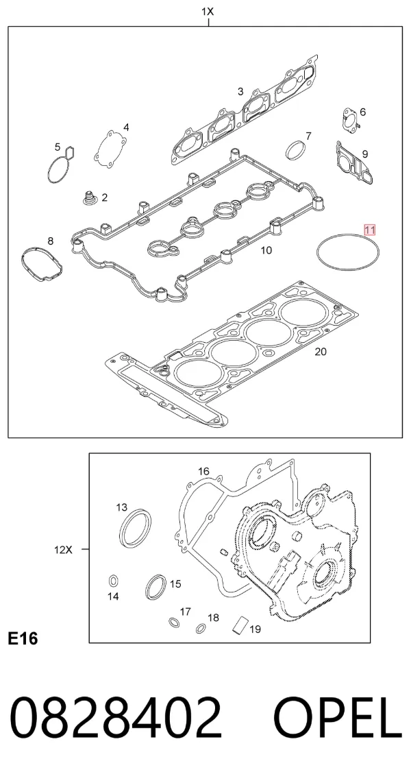 0828402 Opel