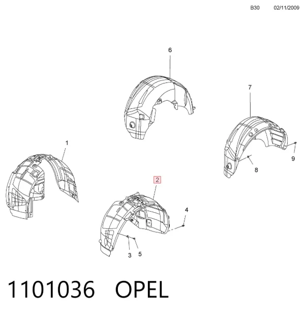  1101036 Opel