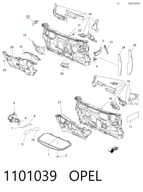  13327278 Opel