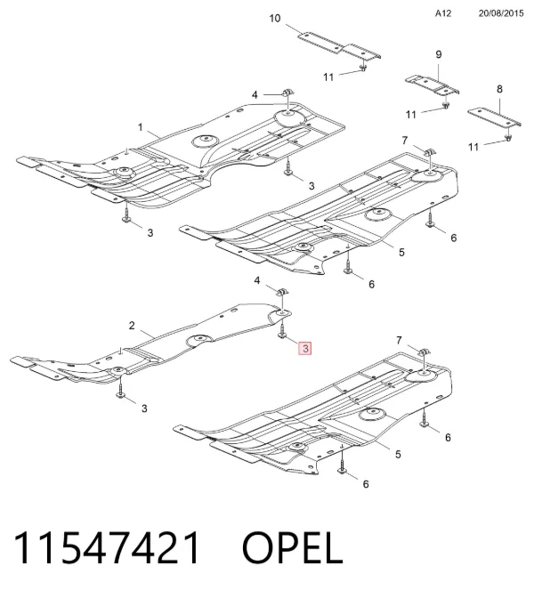  11547421 Opel