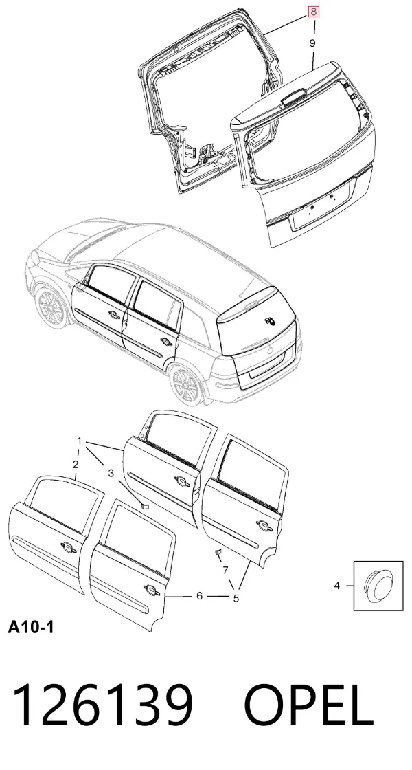Ляда 126139 Opel