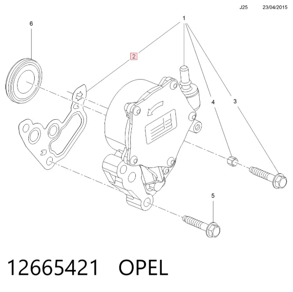  12665421 Opel
