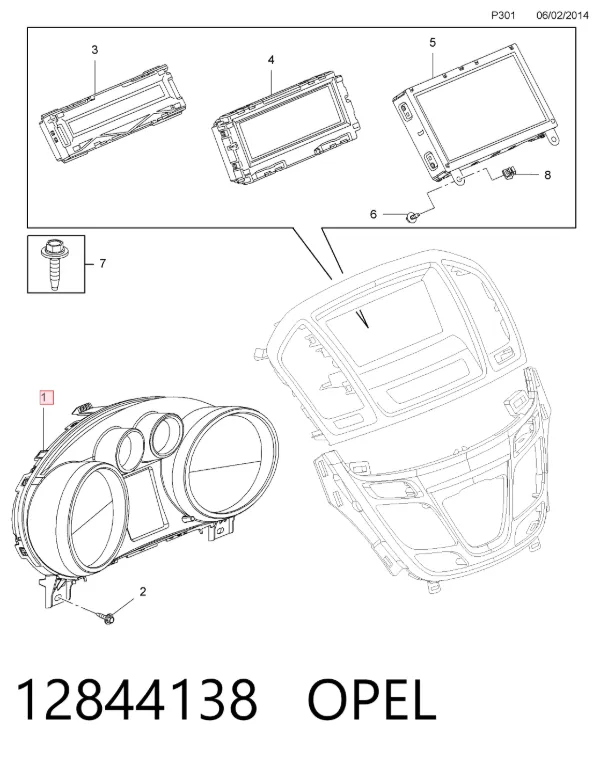  12844138 Opel